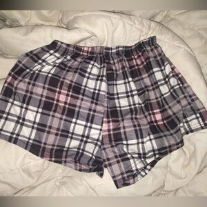 Plaid Women's Pajama Shorts